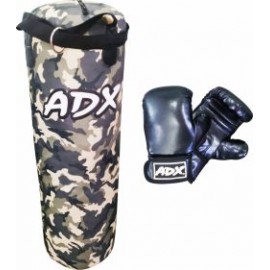 Kit Box Infantil Adx Costal C/relleno Par Guantes 5 A 9 Años