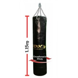 Costal de Box Adx Reforzado 115x35cm + Cadena + Destorcedor