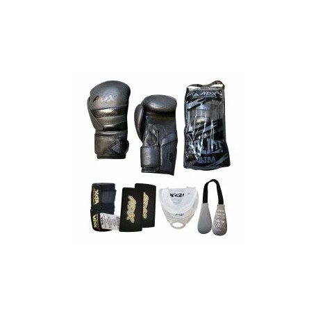 Kit De Guantes Para Boxeo Adx Modelo Split + Complementos