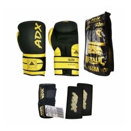 Kit par Guantes Box ADX Modelo: Metalic. Peso + complementos